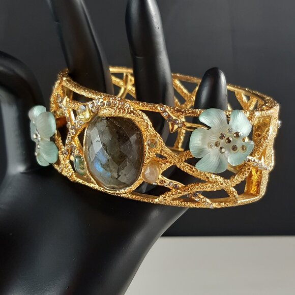 Alexis Bittar Clamp Bracelet, Signed - Picture 3 of 8